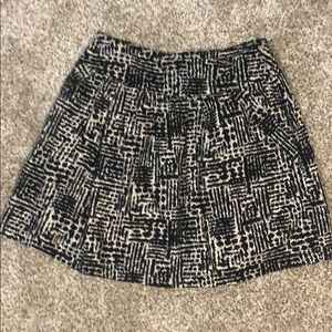 Black and champagne skirt